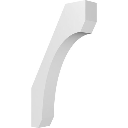 Ekena Millwork 4-in. W x 16-in. D x 28-in. H Legacy Architectural Grade PVC Knee Brace BRCP04X16X28LEC